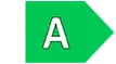 Zielona etykieta energetyczna z literą A