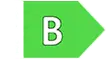 Zielona etykieta energetyczna z literą B