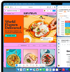 MacBook Air z wieloma otwartymi aplikacjami