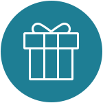 ikona przedstawiająca prezent