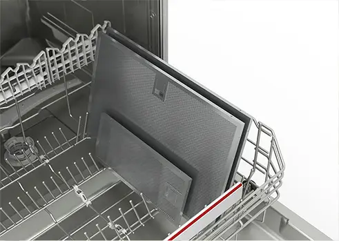 Łatwy w obsłudze filtr przeciwtłuszczowy nadający się do mycia w zmywarce