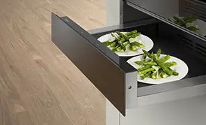 Szuflady grzewcze do zabudowy