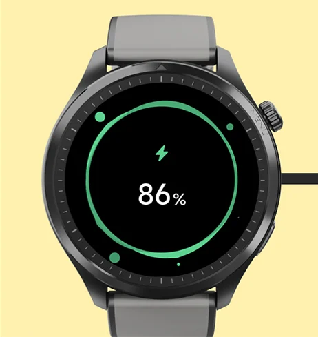 Smartwatch Hama z ekranem ładowania baterii 86 procent