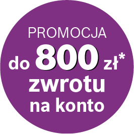 Promocja do 300zł zwrotu na konto