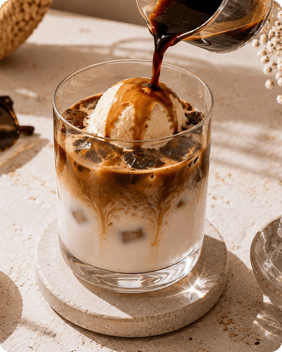 Vanilla Float z kulką lodów