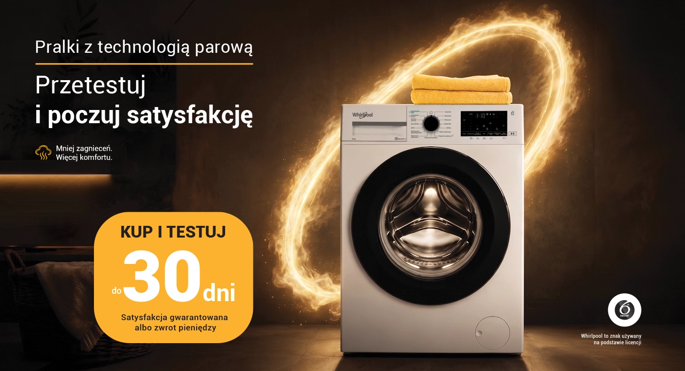 Whirpool - Pranie wspomagane przez AI któe uczy się od Ciebie