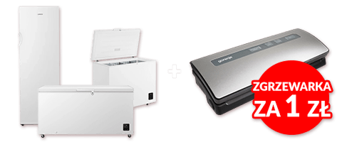 Zamrażarka Gorenje i zgrzewarka próżniowa Gorenje VS120E za 1 zł