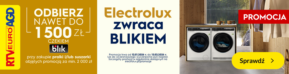 promocja Electrolux zwraca blikiem