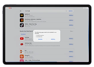 Instalacja aplikacji z AppGallery - krok 1