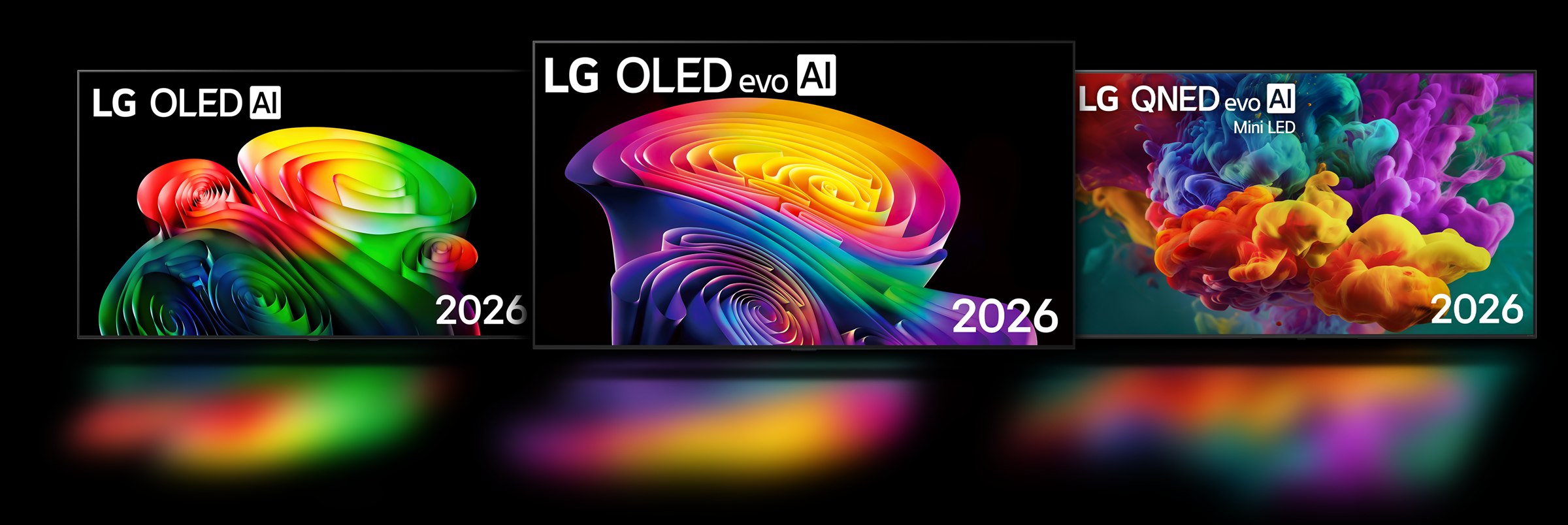 Telewizory LG OLED AI, LG OLED evo AI oraz LG QNED evo AI Mini LED z linii 2026