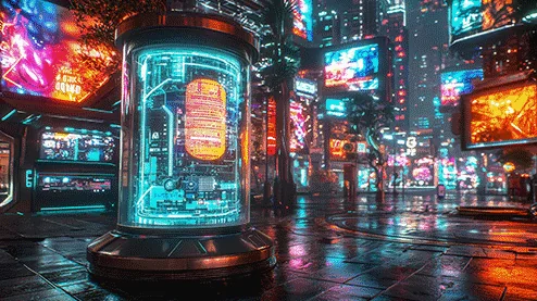Animacja wykrywania statycznego obrazu OLED Care
