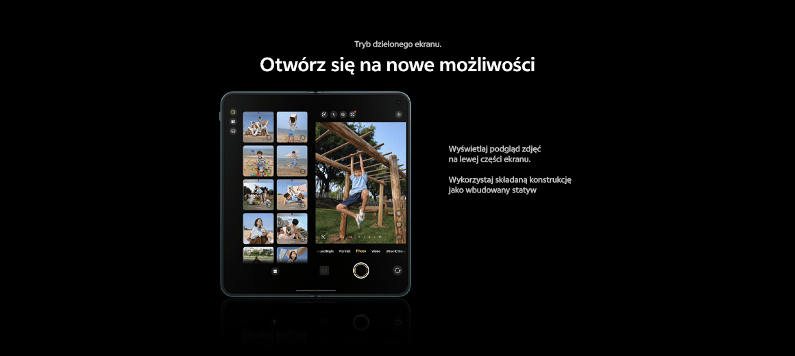 prezentacja możliwości dzielonego ekranu