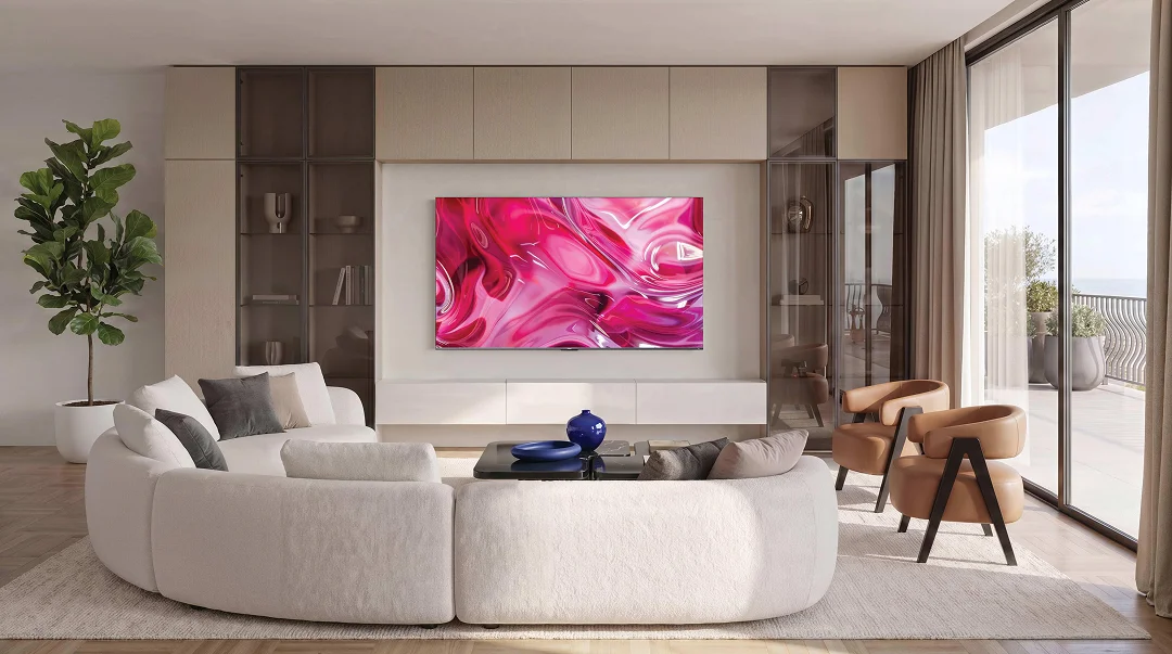 Telewizor Haier z nowej kolekcji 2026 w salonie