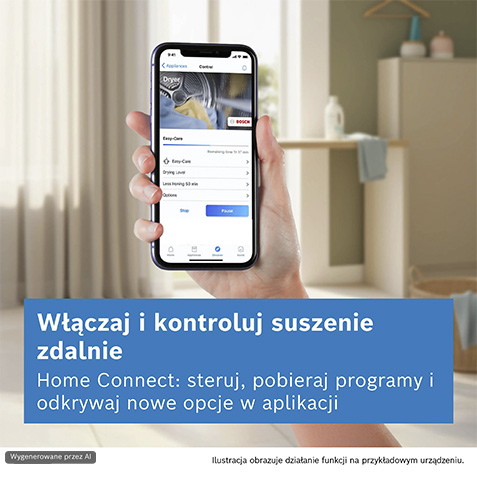 Monitoruj i kontroluj zdalnie swoją suszarkę