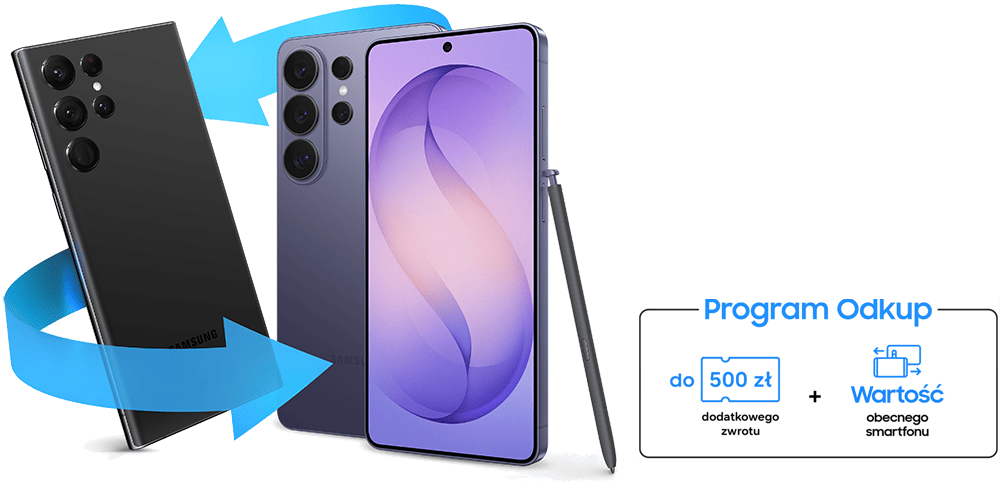 Twój stary telefon = do 500 zł dodatkowego zwrotu na nowe Galaxy