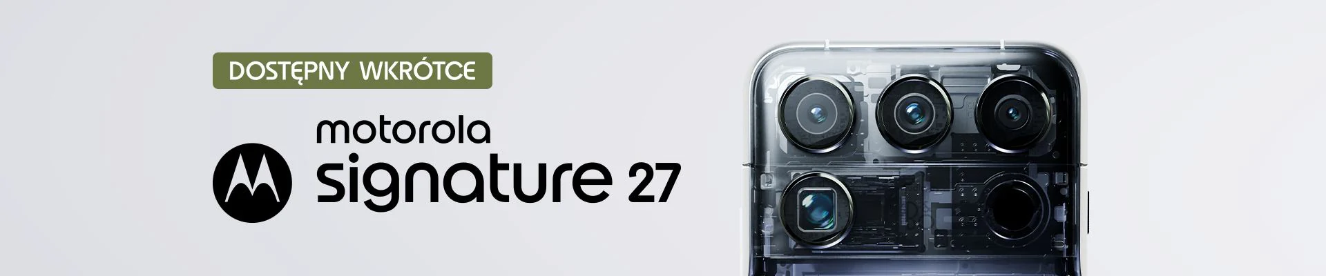 Dostępny wkrótce - motorola signature 27. Smartfon z zaawansowanym modułem aparatów.