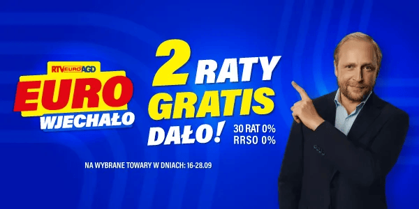 2 raty gratis!