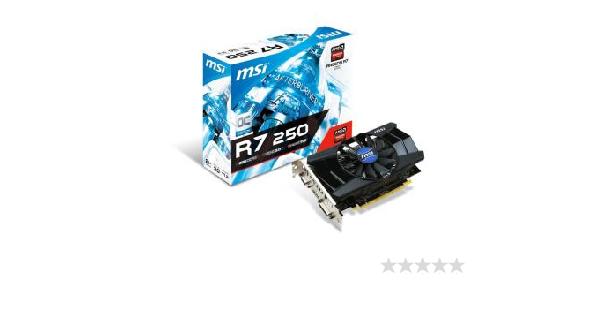 MSI AMD Radeon R7 250 OC 2GB DDR3 128bit - Opinie, Cena - RTV EURO AGD