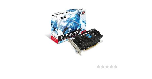 MSI AMD Radeon R7 250 X 2GB DDR5 128bit - Opinie, Cena - RTV EURO AGD