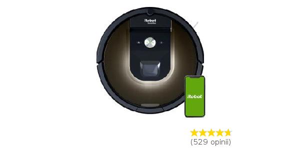 Robot sprzątający iRobot Roomba 980 - powrót do bazy i ładowanie