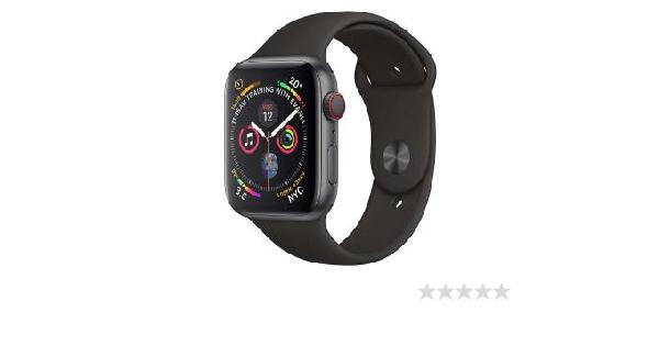 Apple Watch Series 4 44 mm GPS + Cellular Sport (czarny