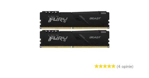Pamięć RAM Kingston FURY Beast 32GB (2 x 16GB) 3200 CL16 Czarny