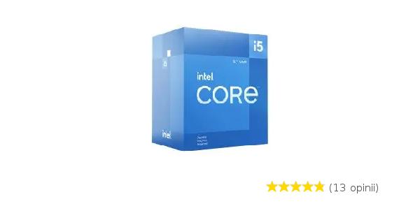 Procesor Intel Core i5-12400F BOX (BX8071512400F) - Opinie, Cena