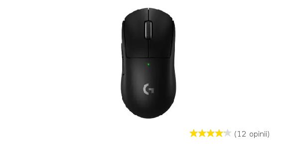 Logitech G PRO X SUPERLIGHT 2 ブラック 本体 Logitech G PRO X Superlight 2 czarny - Myszki bezprzewodowe