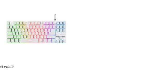 Clavier pour jeu Trust GXT 833W Blanc