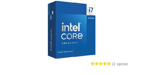 intel インテル CPU i7 14700KF BX8071514700KF Procesor Intel Core i7-14700KF BOX (BX8071514700KF) - Opinie
