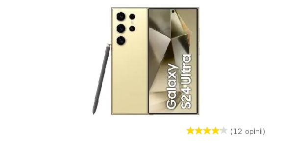 Galaxy S24 ultra 256GB イエロー f43 Samsung Galaxy S24 Ultra 5G 12/256GB Żółty (SM-S928BZY) - Smartfon