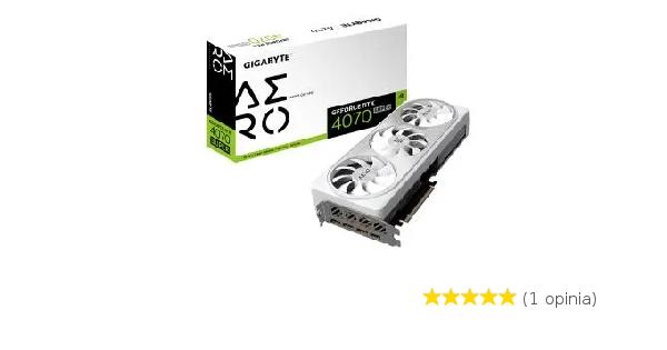 Karta graficzna Gigabyte GeForce RTX 4070 Super AERO OC 12GB