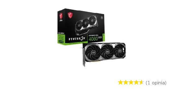 Karta graficzna MSI GeForce RTX 4080 Super 16G Ventus 3X OC 16GB