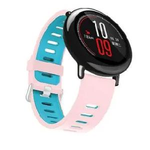 Beline do Watch 20mm Double Color Silicone uniwersalny Różowo-niebieski ...