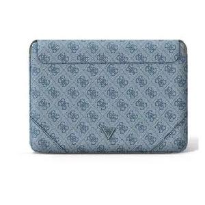 Sac Pour Ordinateur Portable Guess Manche 4G Uptown - Motif Triangle Logo - Compatible Jusqu'à 14" - Couleur Rose - Neuf D'origine