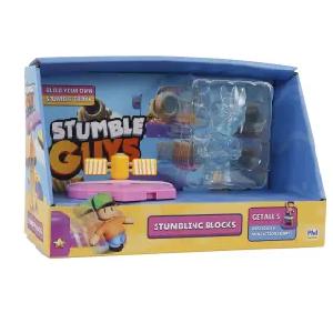 Stumble Guys S2 – Stumbling Blocks VER.D – Kit Tuiles De Piège – Figurine Mobile Exclusive – Jeu De Construction Défi