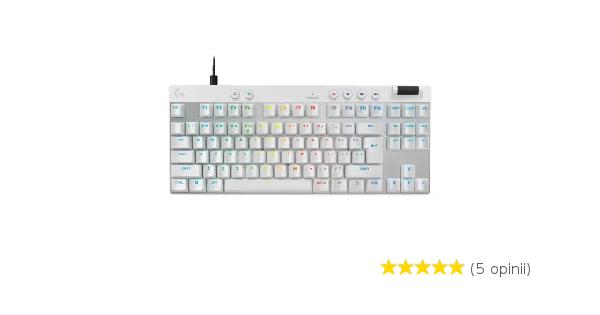 Klawiatura Logitech Pro X TKL Rapid Biały - Opinie, Cena